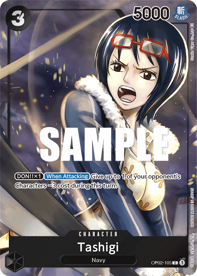 Tashigi - OP02-105 - Common (Alternate Art) - Paramount War