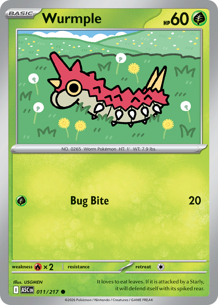 Wurmple - 011/217 - Ascended Heroes