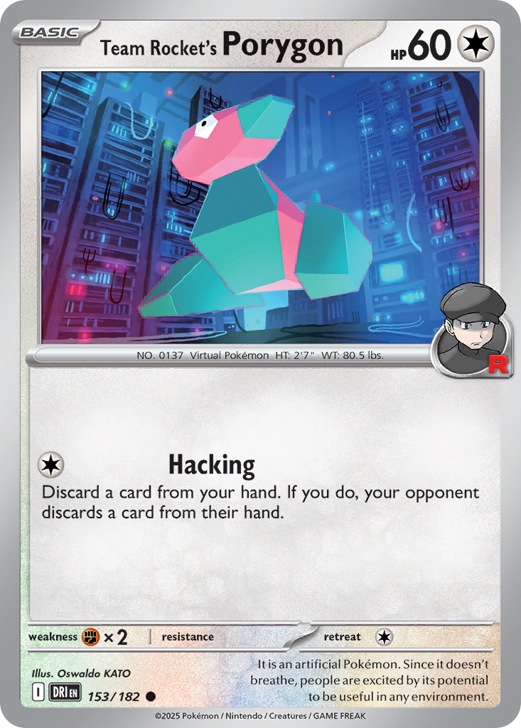 Team Rocket's Porygon - 153/182 - Destined Rivals