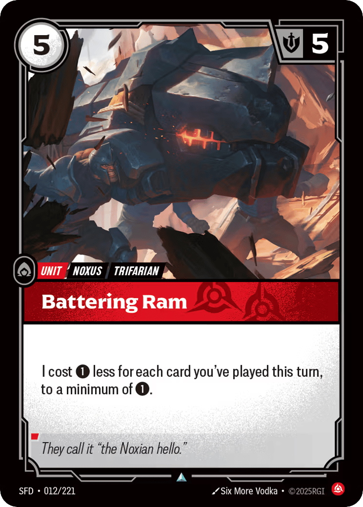 Battering Ram - 012/221 - Uncommon - Spiritforged