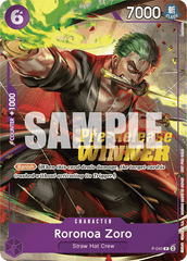 Roronoa Zoro - P-045 - Promo (Pre Release Winner Stamp) - Promos