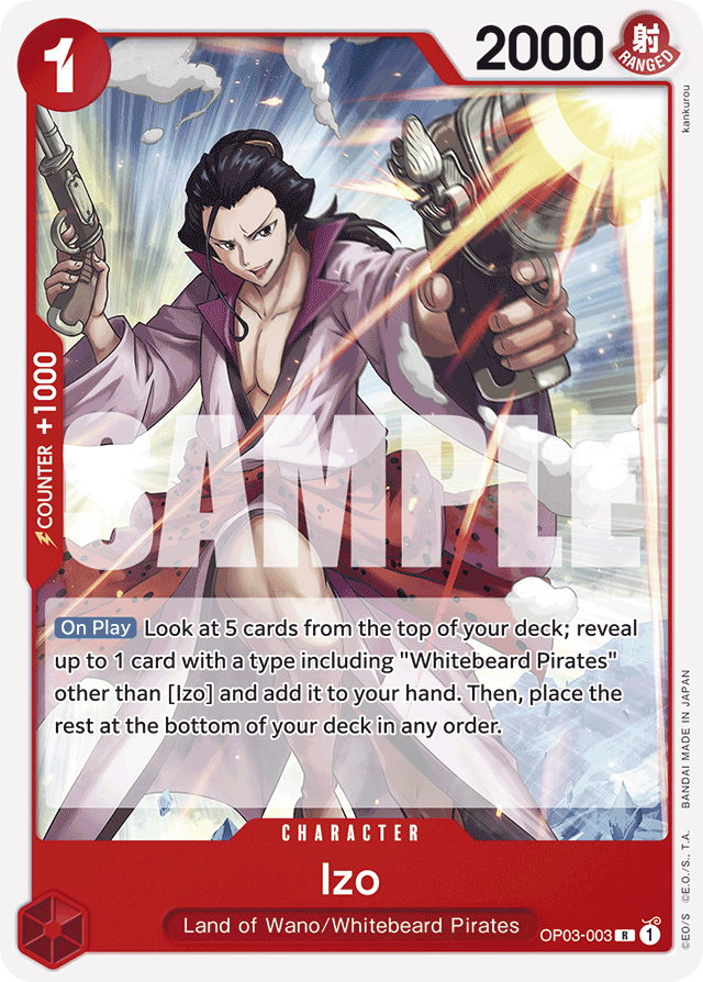 Izo - OP03-003 - Rare - Pillars of Strength