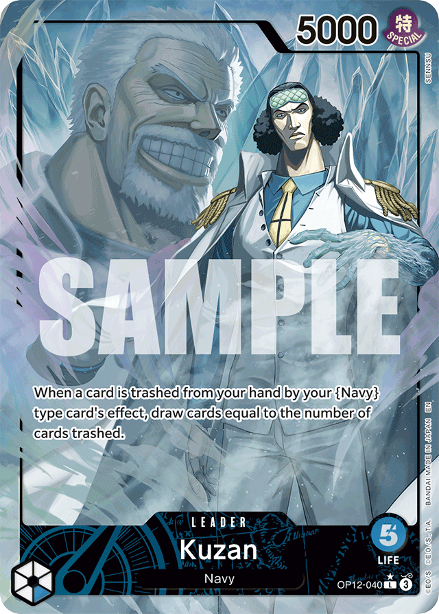 Kuzan - OP12-040 - Leader (Alternate Art) - Legacy of the Master
