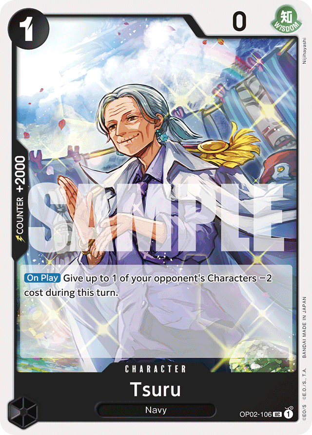 Tsuru - OP02-106 - Uncommon (Reprint) - Paramount War