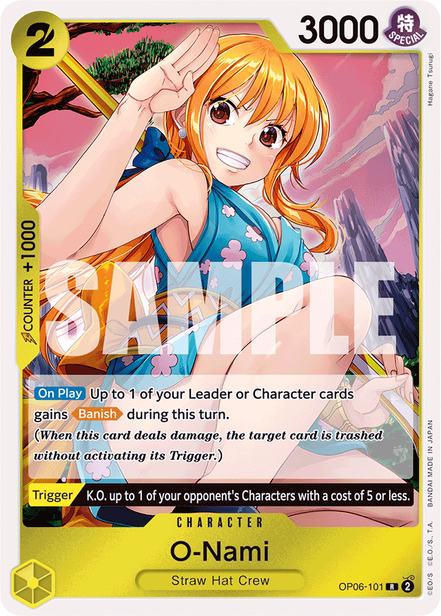 O-Nami - OP06-101 - Rare - Wings of the Captain