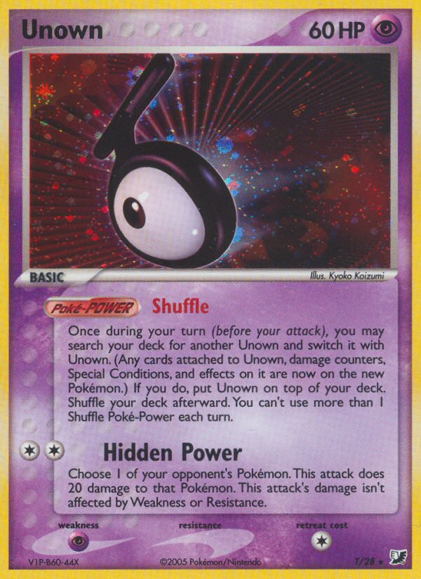 Unown - T - Unseen Forces