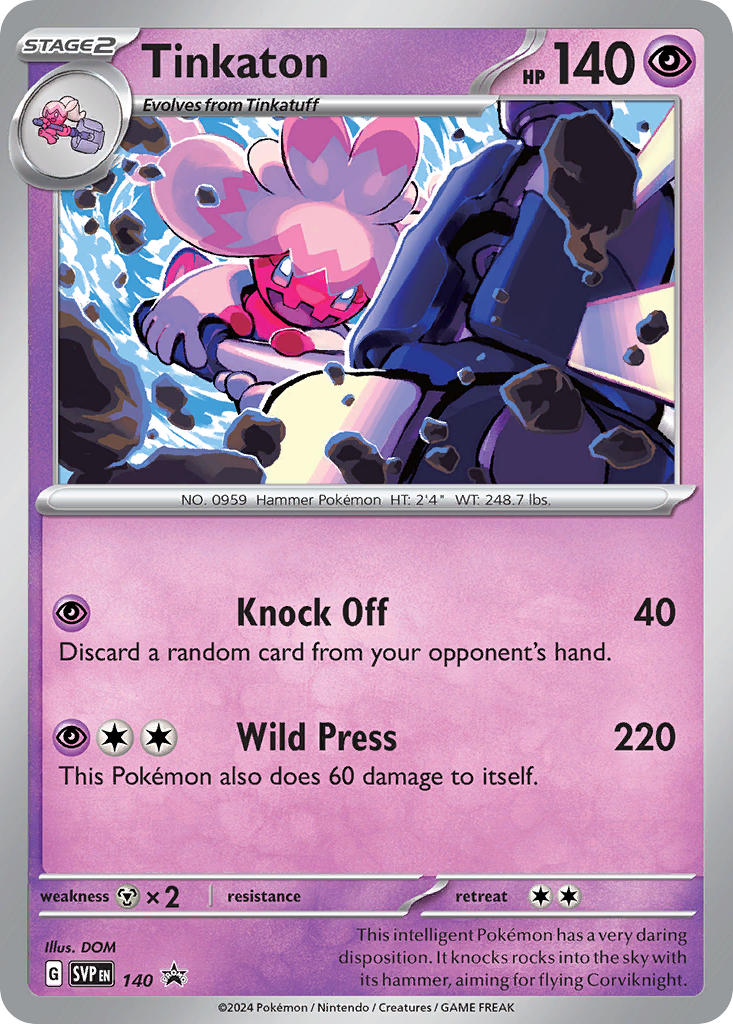 Tinkaton - 140 - Scarlet & Violet Black Star Promos