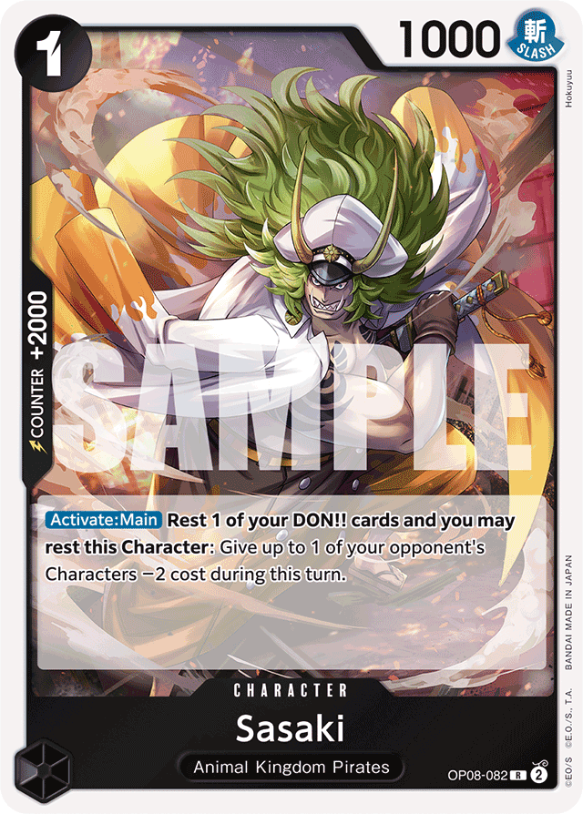 Sasaki - OP08-082 - Rare - Two Legends