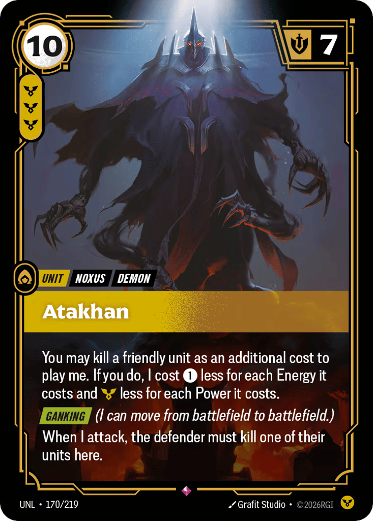 Atakhan - 170/219 - Rare - Unleashed