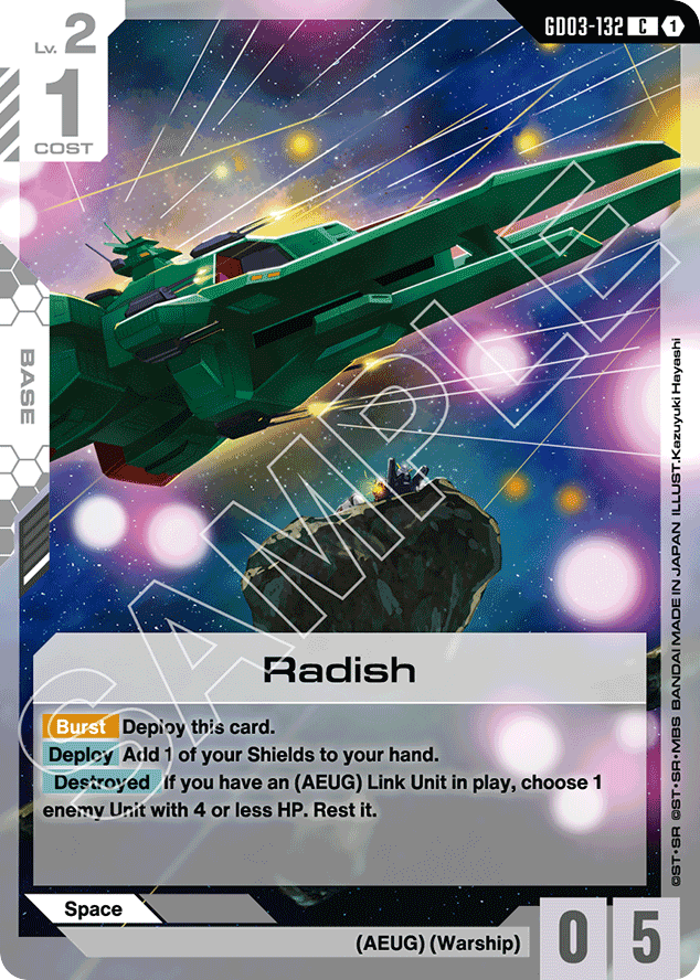 Radish - GD03-132 - Common - Steel Requiem
