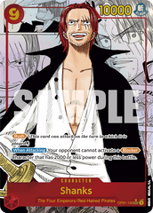 Shanks - OP01-120 - Secret Rare (Non Textured Manga Alt Art) - Romance Dawn