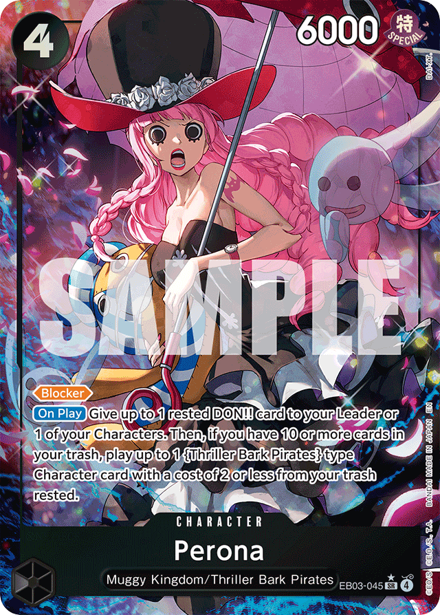 Perona - EB03-045 - Super Rare (Alternate Art) - Heroines Edition
