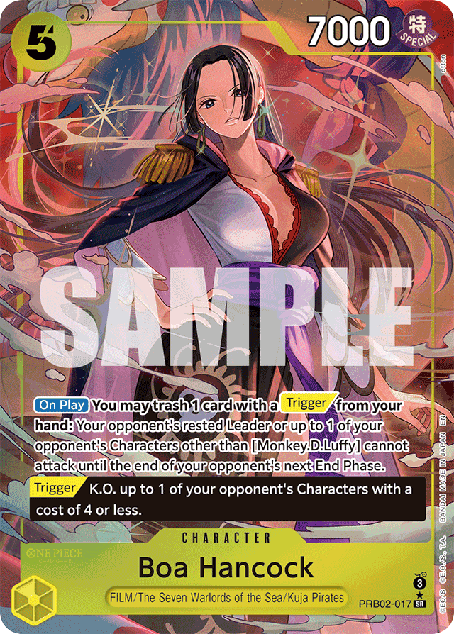 Boa Hancock - PRB02-017 - Super Rare (Alternate Art) - The Best Vol.2
