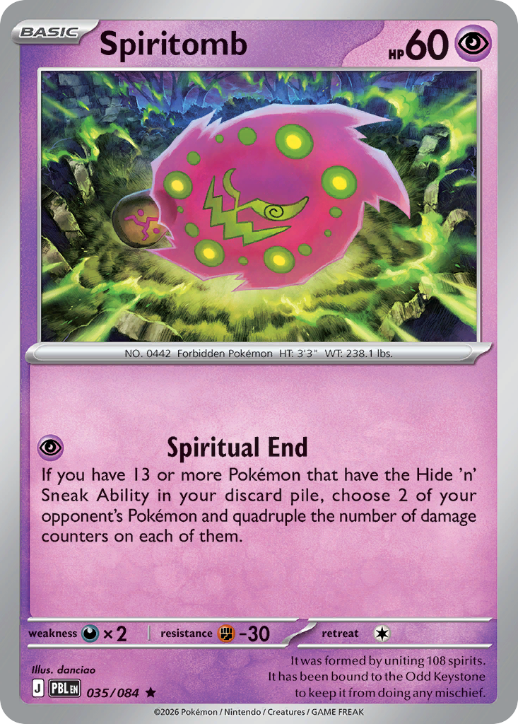 Spiritomb - 35/84 - Pitch Black