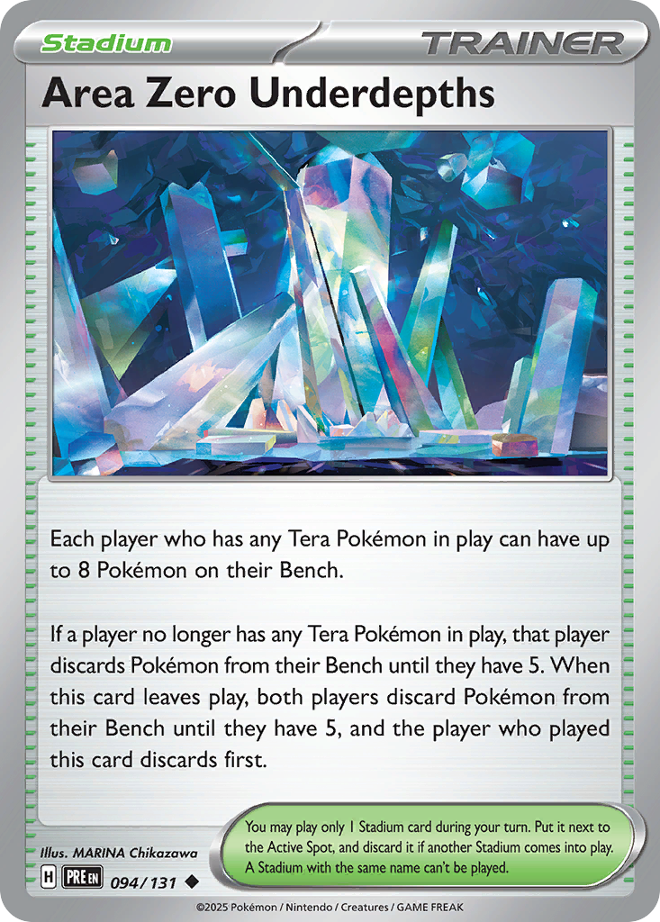 Area Zero Underdepths - 094/131 - Prismatic Evolutions