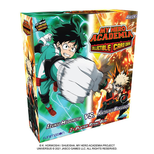 My Hero Academia CCG: Izuku Midoriya vs. Katsuki Bakugo 2 Player Starter Set