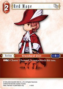 Red Mage (Arc) - 1-003C - Opus I