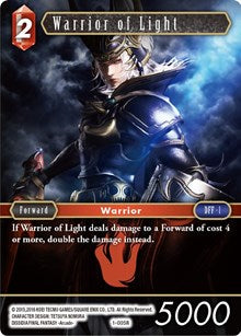 Warrior of Light (Fire) - 1-005R - Opus I