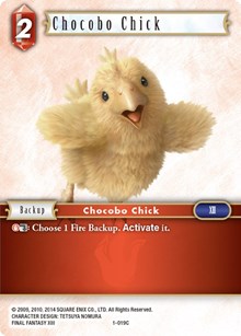 Chocobo Chick - 1-019C - Opus I