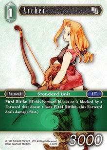 Archer (Female Unit) - 1-087C - 1-087C - Opus I