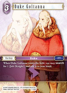 Duke Goltanna - 1-134R - Opus I