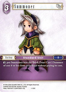 Summoner (Luneth) - 1-139C - Opus I