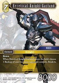 Heretical Knight Garland - 5-073R - Opus V