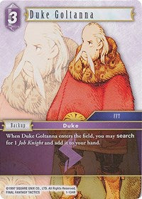 Duke Goltanna - 1-134R - 1-134R - Deck Exclusive Cards