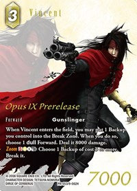 Vincent (Prerelease Promo) - 9-062H - FF: Promo Cards