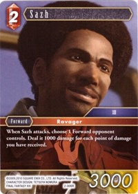 Sazh - 2-006R - 2-006R - Deck Exclusive Cards