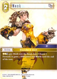 Monk - 2-089C - 2-089C - Deck Exclusive Cards