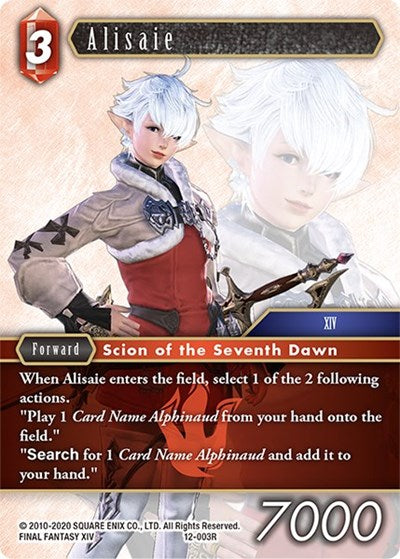 Alisaie - 12-003R - Opus XII