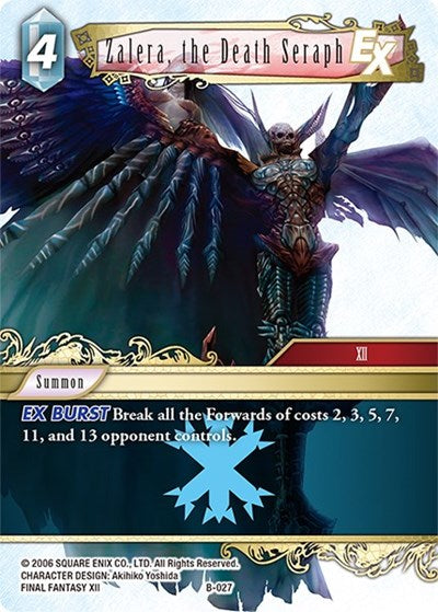 Zalera, the Death Seraph - B-027 - Boss Deck: Chaos