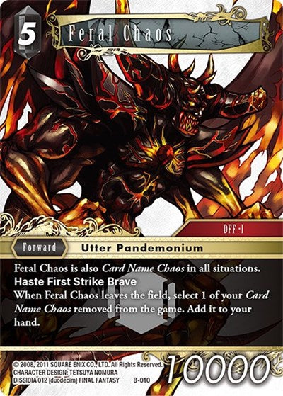 Feral Chaos - B-010 - Boss Deck: Chaos