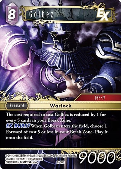 Golbez - B-008 - Boss Deck: Chaos