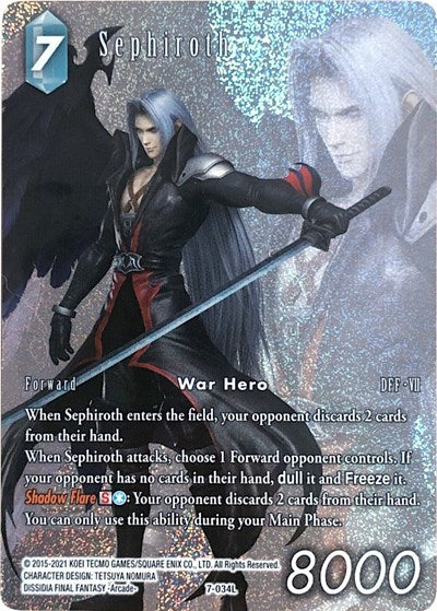 Sephiroth (Full Art) - 7-034L - Boss Deck: Chaos