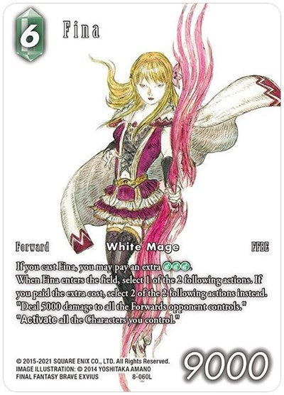 Fina (Full Art Reprint) - 8-060L - Opus XIII: Crystal Radiance