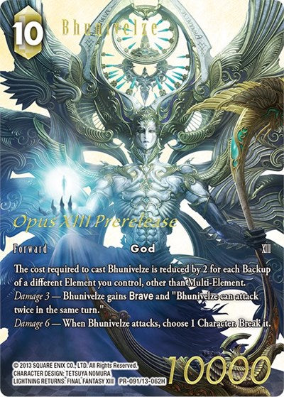 Bhunivelze - PR-091/13-062H (Prerelease Promo) - PR-091/13-062H - FF: Promo Cards