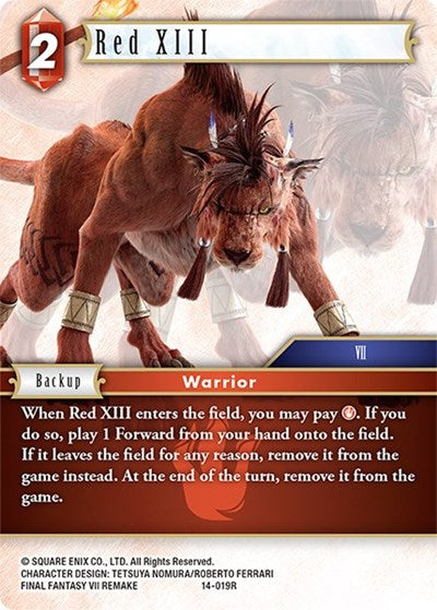 Red XIII - 14-019R - Opus XIV: Crystal Abyss