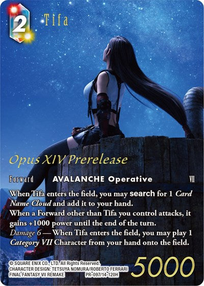 Tifa (Prerelease Promo) - 14-120H - FF: Promo Cards