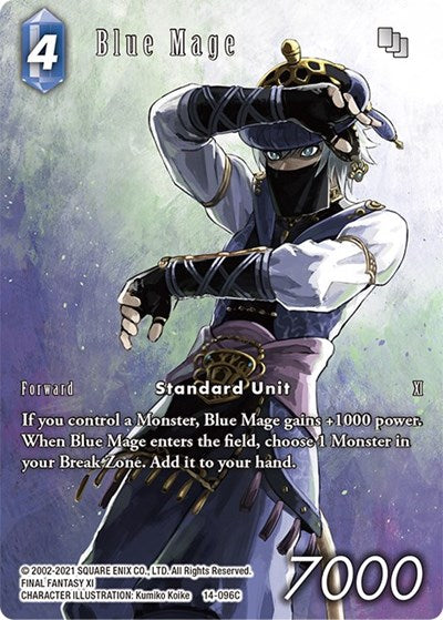 Blue Mage (Full Art) - 14-096C - Opus XIV: Crystal Abyss