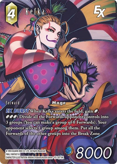 Kefka EX (Full Art) - 15-071H - Crystal Dominion