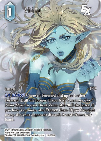 Shiva EX (Full Art) - 15-030H - Crystal Dominion