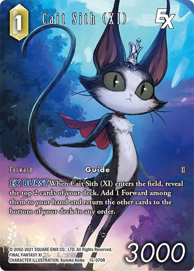 Cait Sith (XI) EX (Full Art) - 15-070R - Crystal Dominion