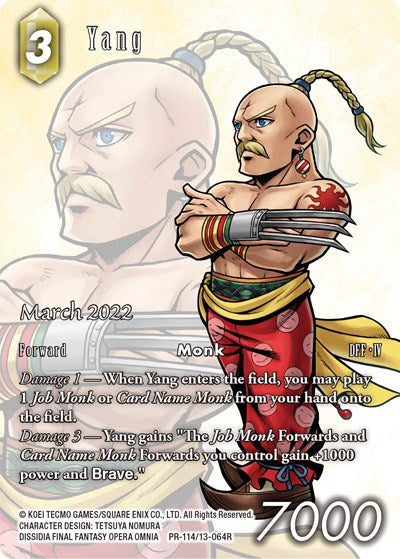 Yang (March 2022 Promo) - 13-064R - FF: Promo Cards