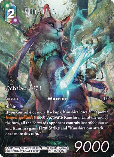 Kunshira (Full Art) - PR-101/13-114H - FF: Promo Cards