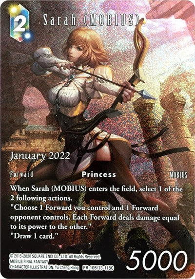 Sarah (MOBIUS) (Full Art) - PR-106/13-118C - FF: Promo Cards