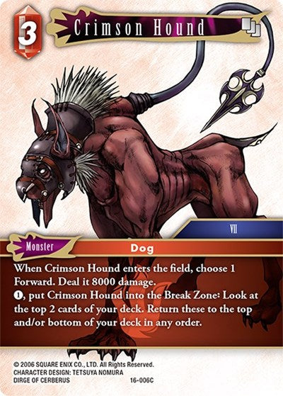 Crimson Hound - 16-006C - Emissaries of Light