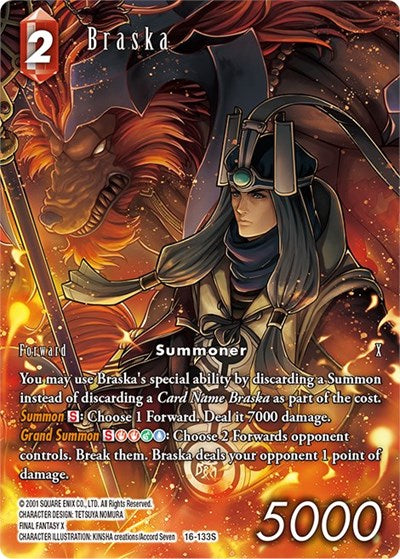 Braska (Full Art) - 16-133S - Emissaries of Light