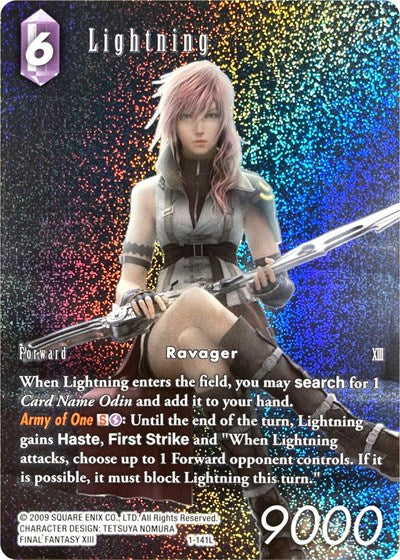 Lightning (Full Art Reprint) - 1-141L - Emissaries of Light